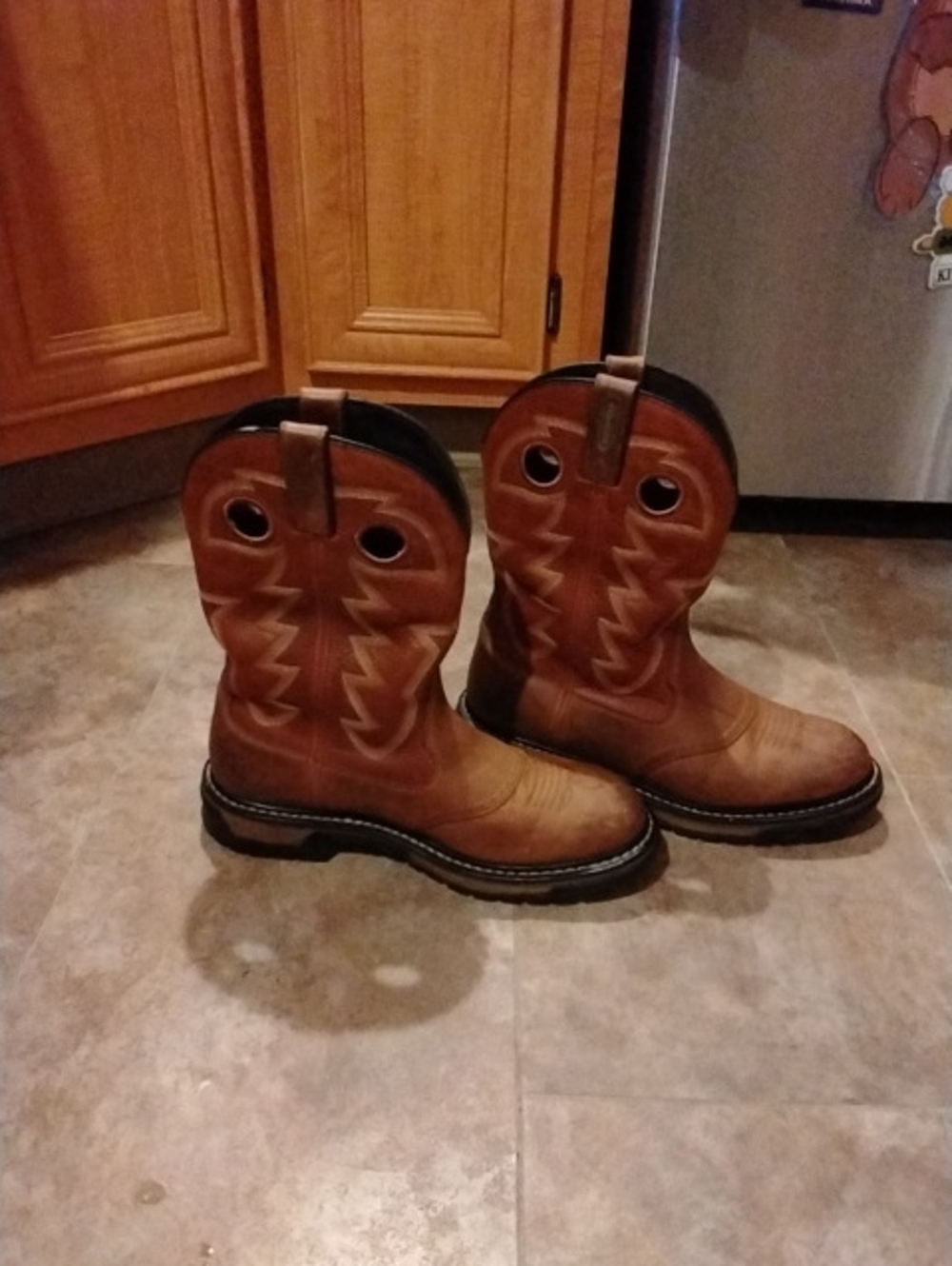 Mens Rocky Brand Cowboy Boots Sz 10.5